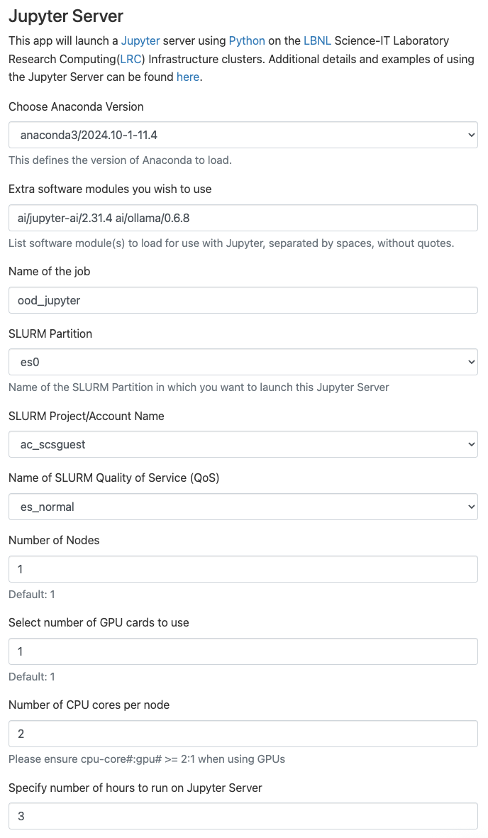 Jupyter AI Option